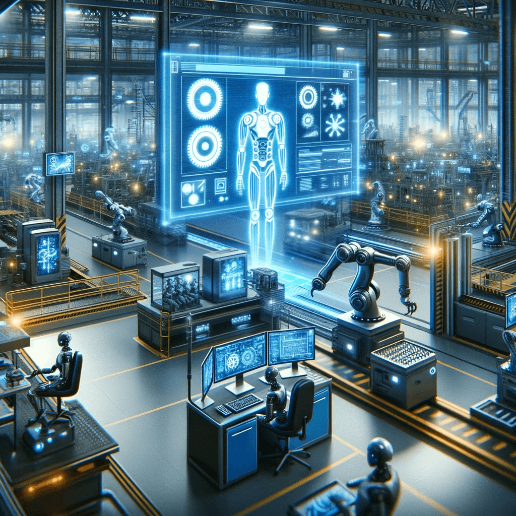 Image representing AI and ChatGPT - Revolutionizing the Manufacturing Industry